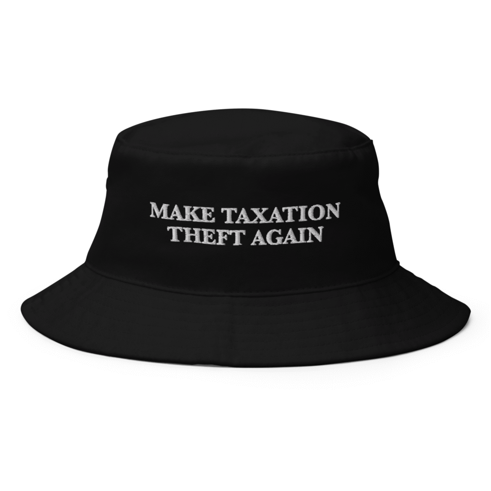 bucket hat i big accessories bx003 black front 686cc493412fb - Make Taxation Theft Again Bucket Hat