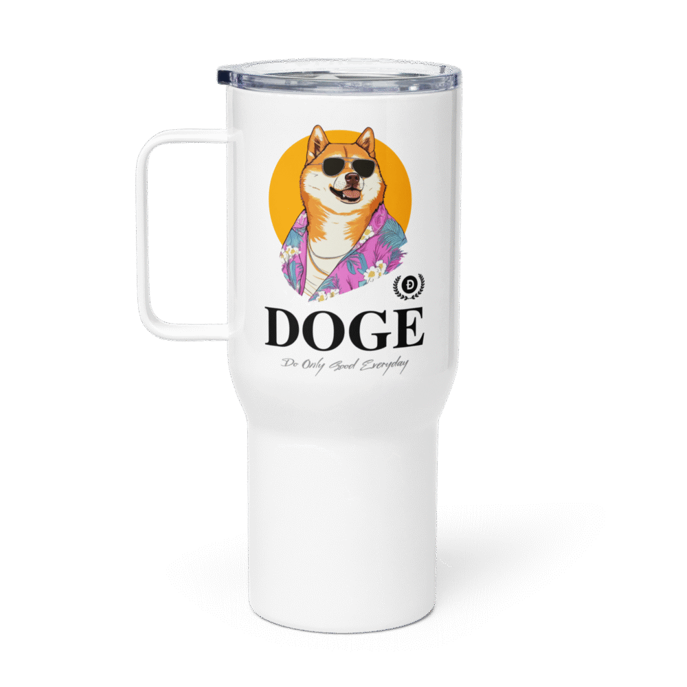 Doge: Do Only Good Everyday Travel Mug With A Handle
