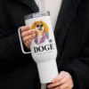 DOGE: Do Only Good Everyday Travel Mug With a Handle