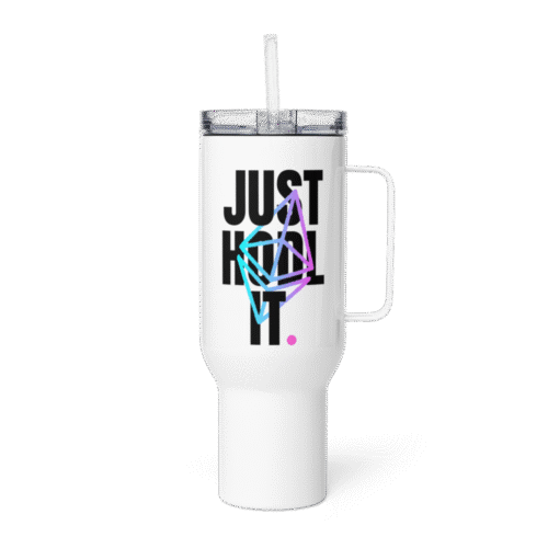 Ethereum: Just HODL It Travel Mug With a Handle