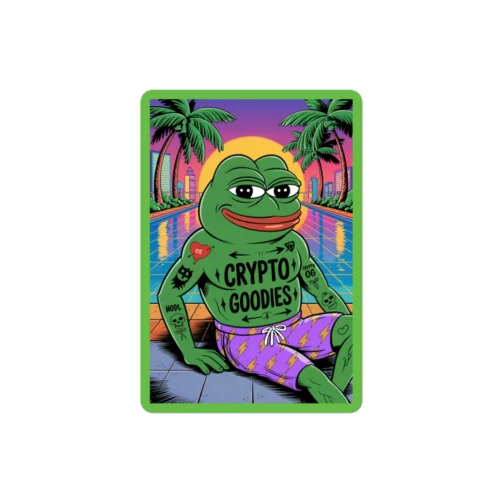 Pepe Chilling Sticker