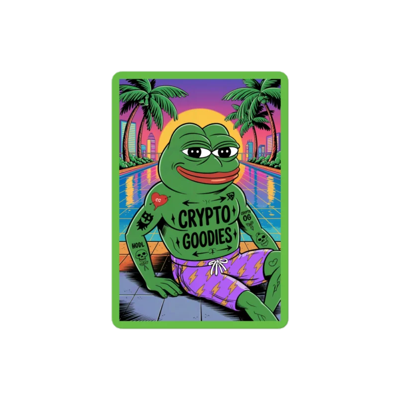 Pepe Chilling Sticker