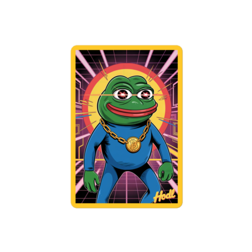Pepe x HODL Sticker