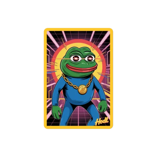 Pepe x HODL Sticker