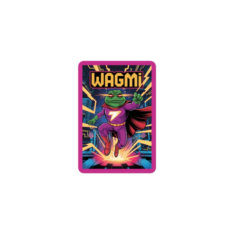 Pepe x WAGMI Sticker