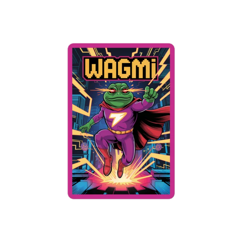 Pepe x WAGMI Sticker