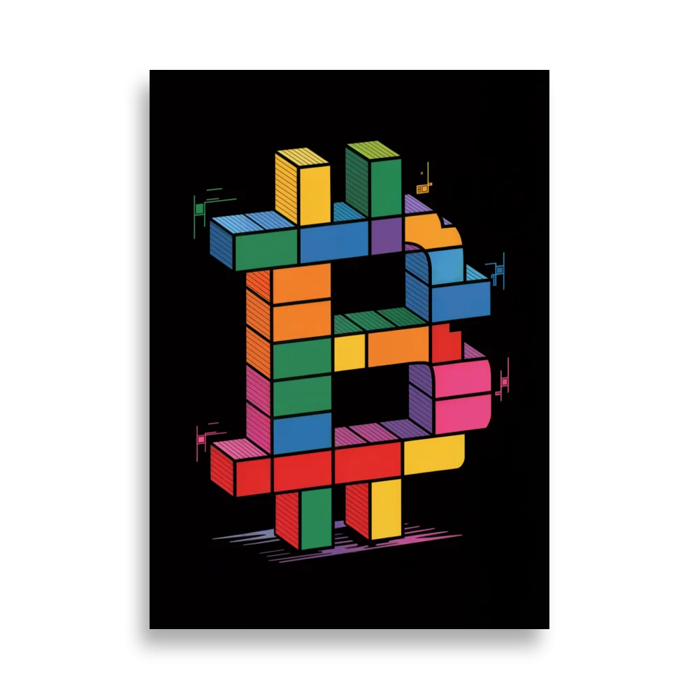 Satoshi’s Pixels Poster - Image 3
