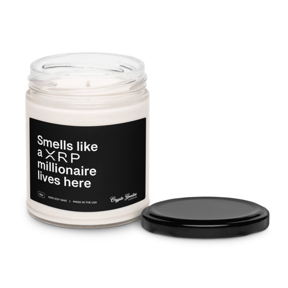 Smells Like a XRP Millionaire Lives Here Scented Candle - Image 3