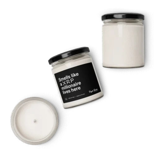 Smells Like a XRP Millionaire Lives Here Scented Candle
