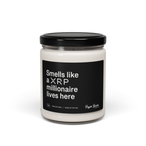 Smells Like a XRP Millionaire Lives Here Scented Candle