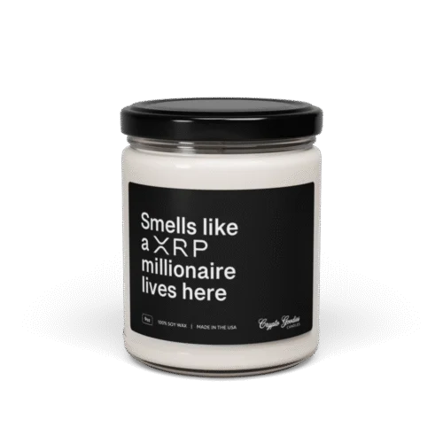 Smells Like a XRP Millionaire Lives Here Scented Candle