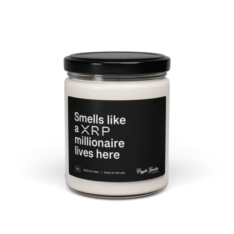 Smells Like a XRP Millionaire Lives Here Scented Candle