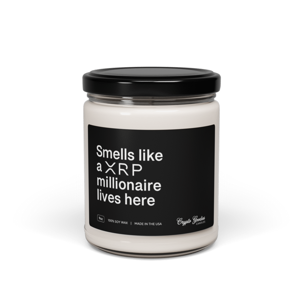 Smells Like a XRP Millionaire Lives Here Scented Candle