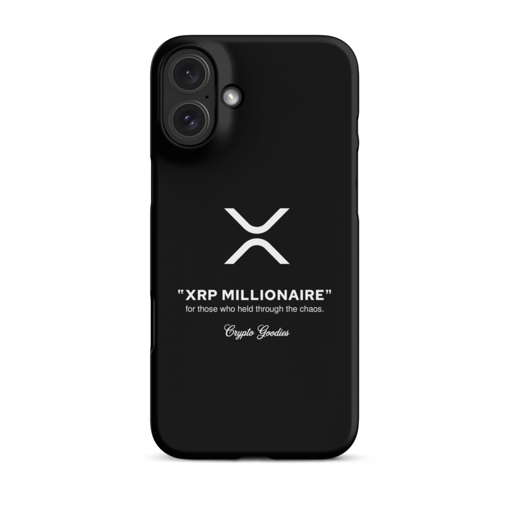 snap case for iphone matte iphone 16 plus front 6885ea6f673b4 - XRP Millionaire Snap Case for iPhone®