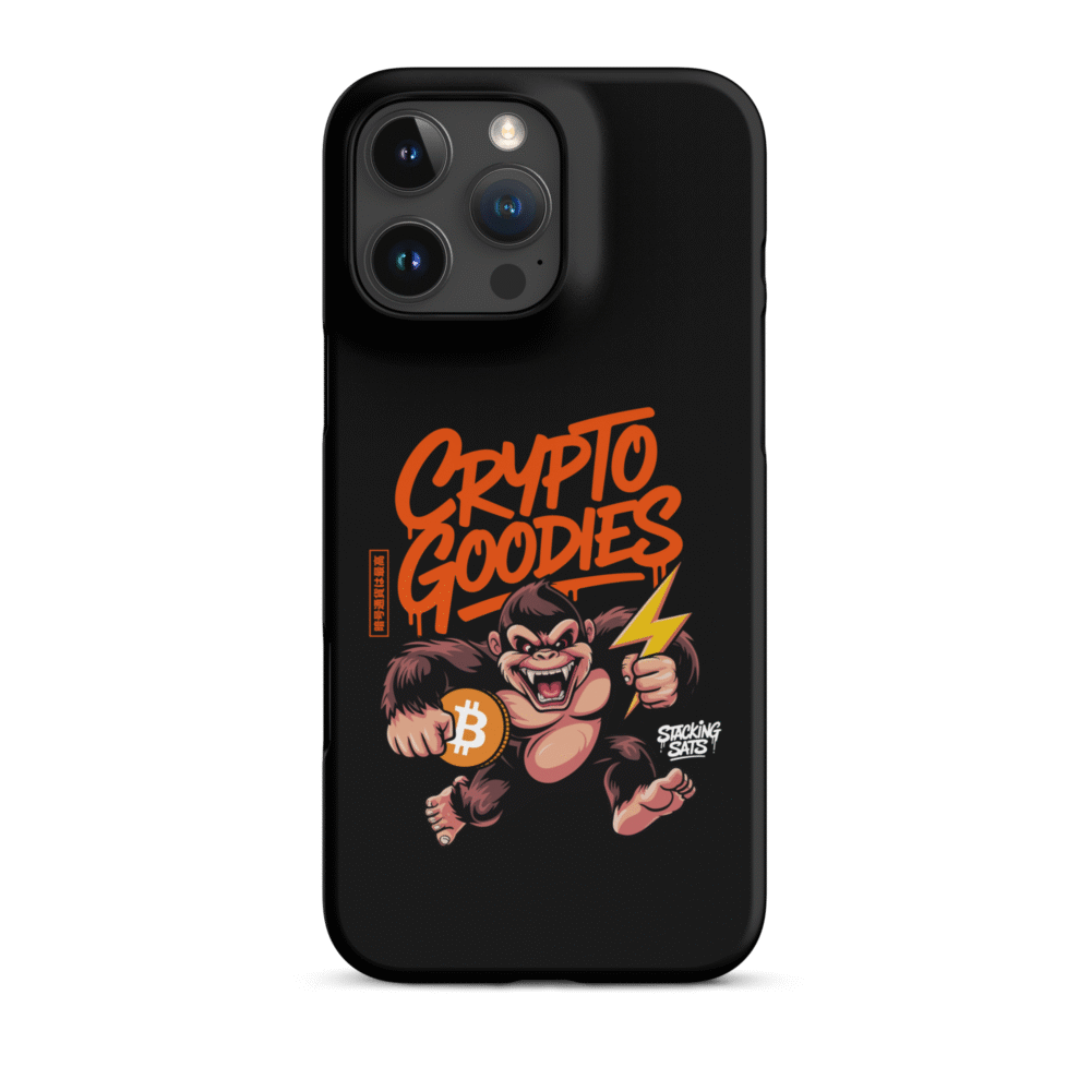 snap case for iphone matte iphone 16 pro max front 686ce09baa64a - Stacking Sats x Crypto Goodies Snap Case for iPhone®