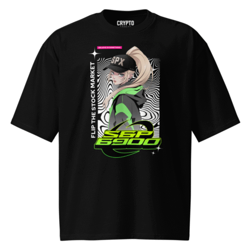 SPX6900: Flip The Stock Market Oversized T-Shirt