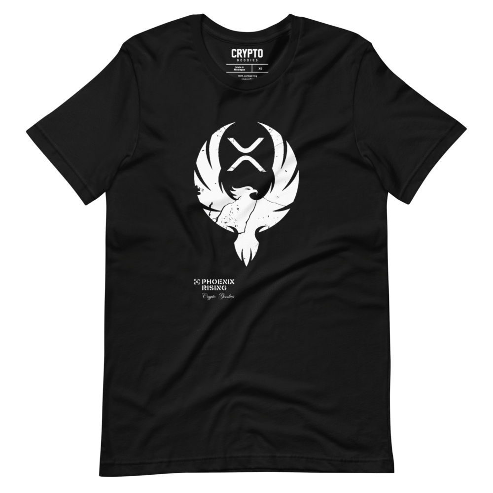 unisex staple t shirt black front 686bb51e43362 - XRP: Phoenix Rising T-Shirt