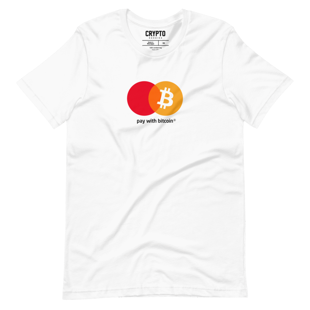 unisex staple t shirt white front 6868da0a599da - Pay With Bitcoin T-Shirt