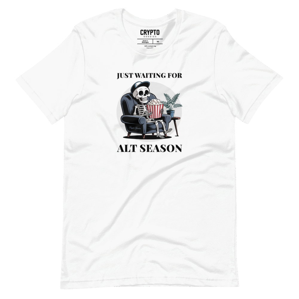 unisex staple t shirt white front 687ca682a9fbe - Just Waiting For Alt Season T-Shirt