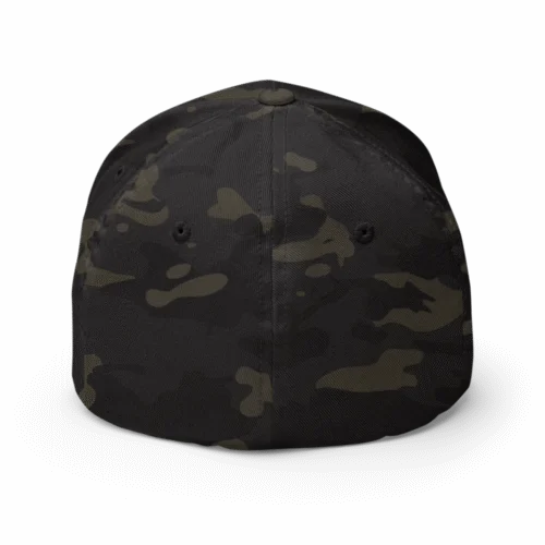 XRP Black Camo Closed-Back Cap