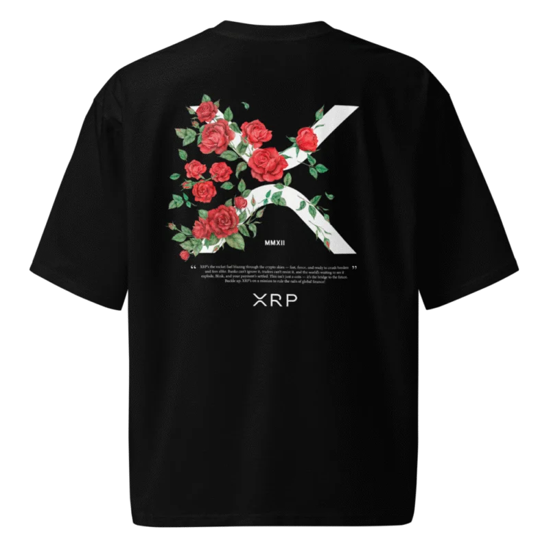 XRP & Roses Oversized T-Shirt