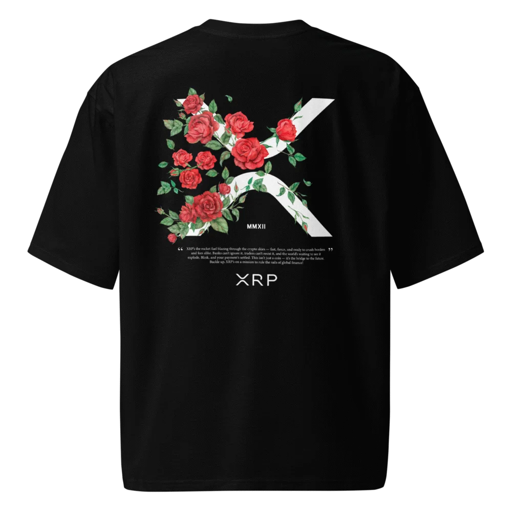 XRP & Roses Oversized T-Shirt