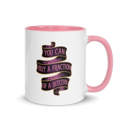 You Can Buy a Fraction of a Bitcoin Mug