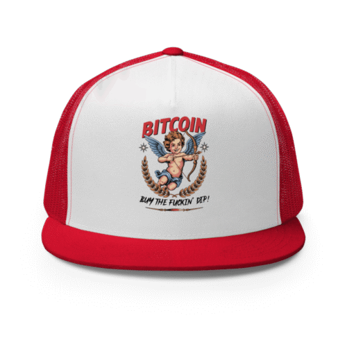 Bitcoin: BTFD Cherub Trucker Cap