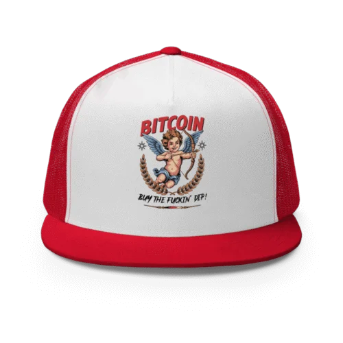 Bitcoin: BTFD Cherub Trucker Cap
