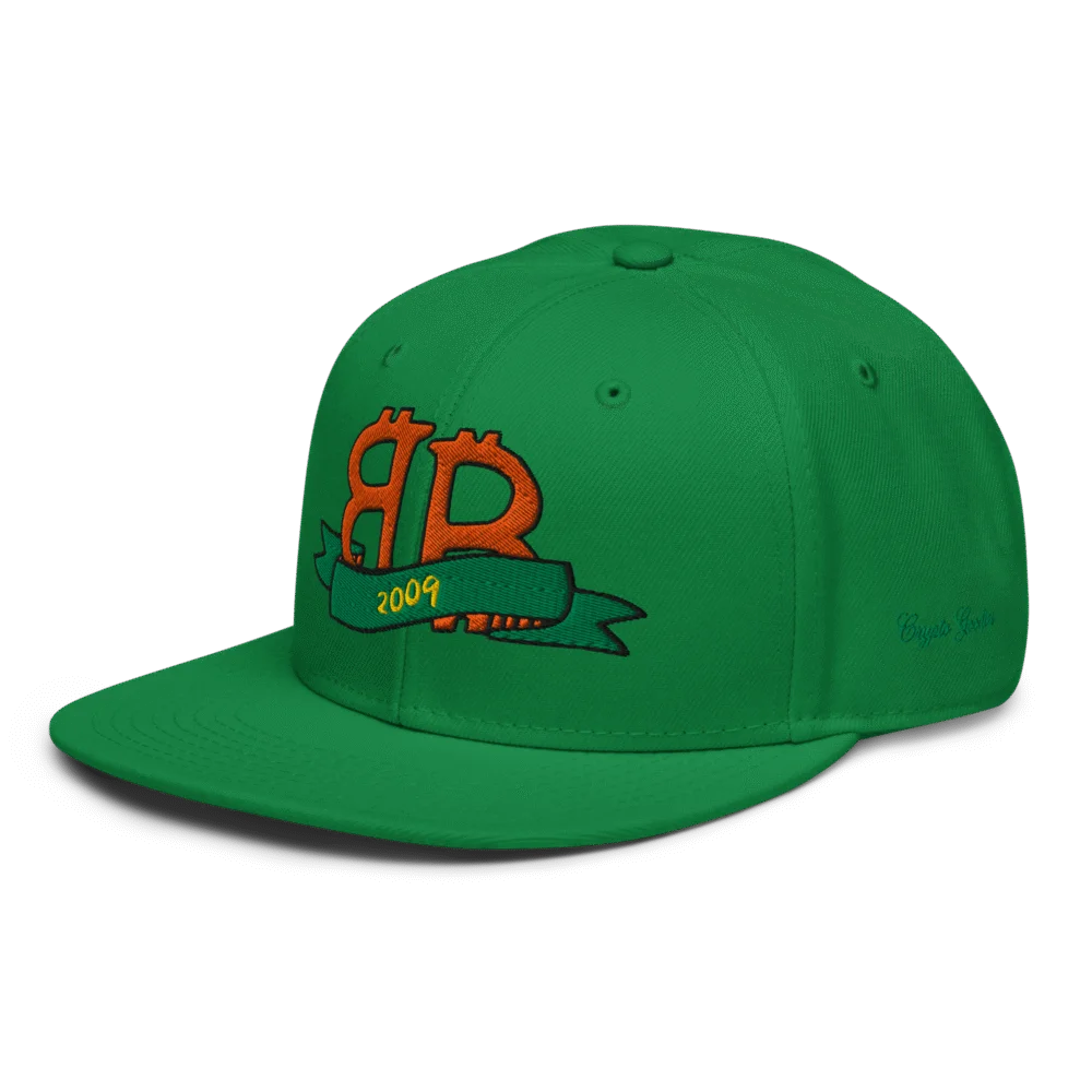 Bitcoin Double B Snapback Hat - Image 3