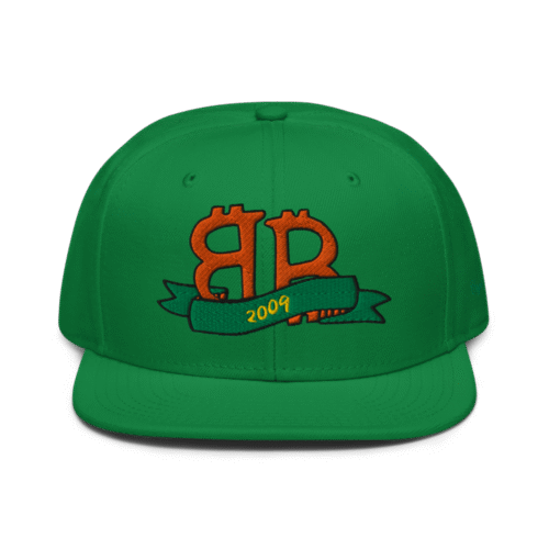 Bitcoin Double B Snapback Hat