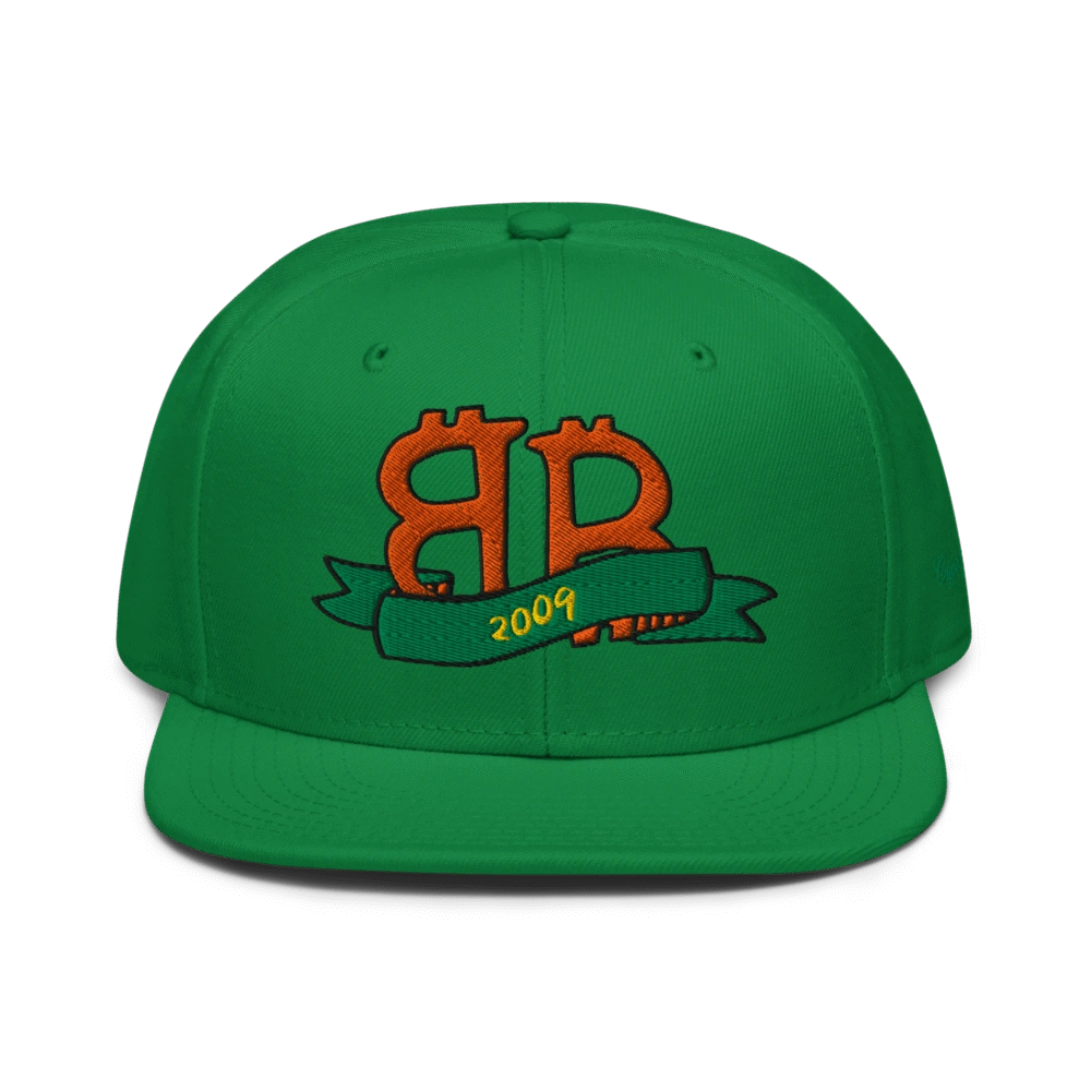 Bitcoin Double B Snapback Hat