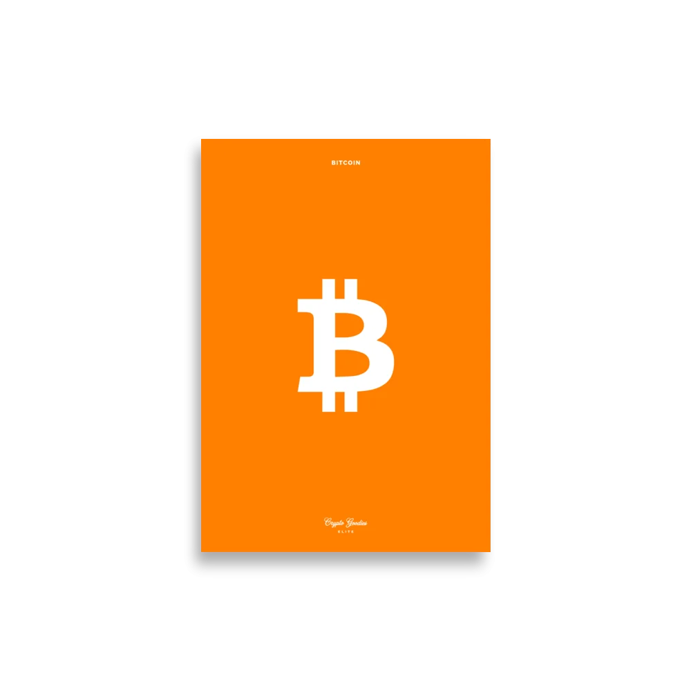 Bitcoin [ORANGE] Poster - Image 3