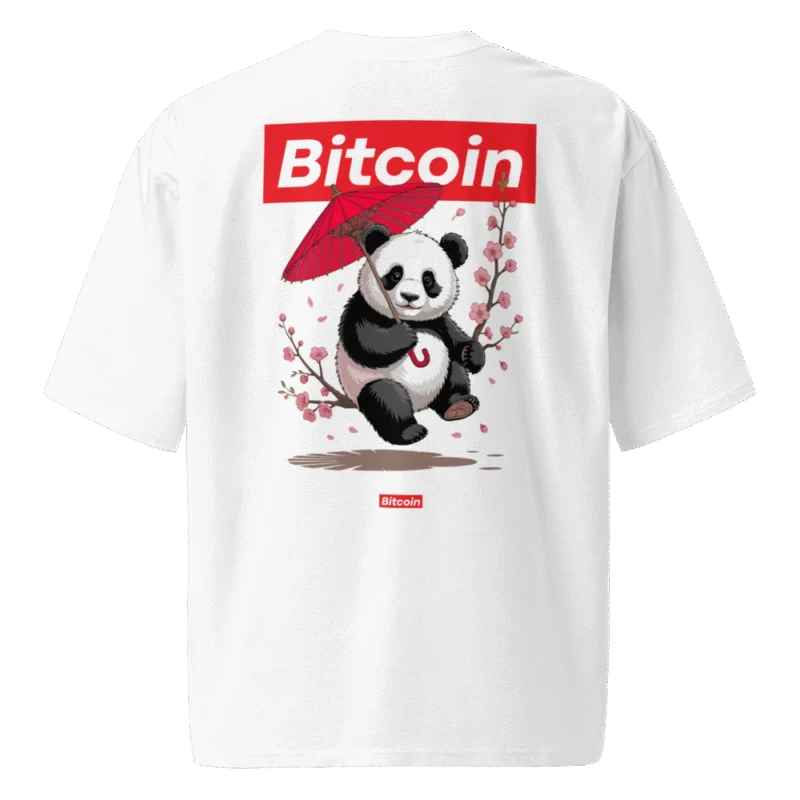 Bitcoin Panda Oversized T-Shirt