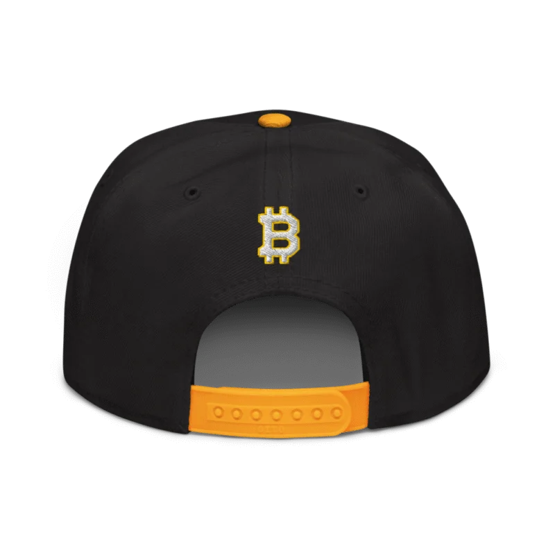 Bitcoin Sports Snapback Hat
