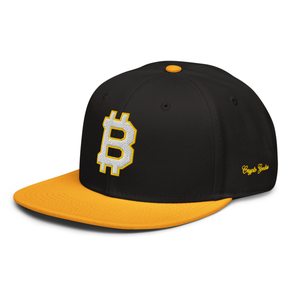 Bitcoin Sports Snapback Hat