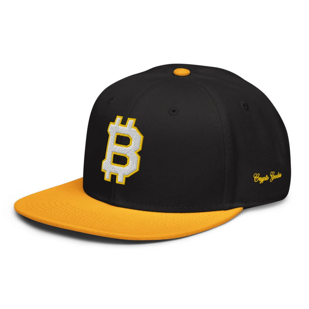 Bitcoin Sports Snapback Hat - Image 3