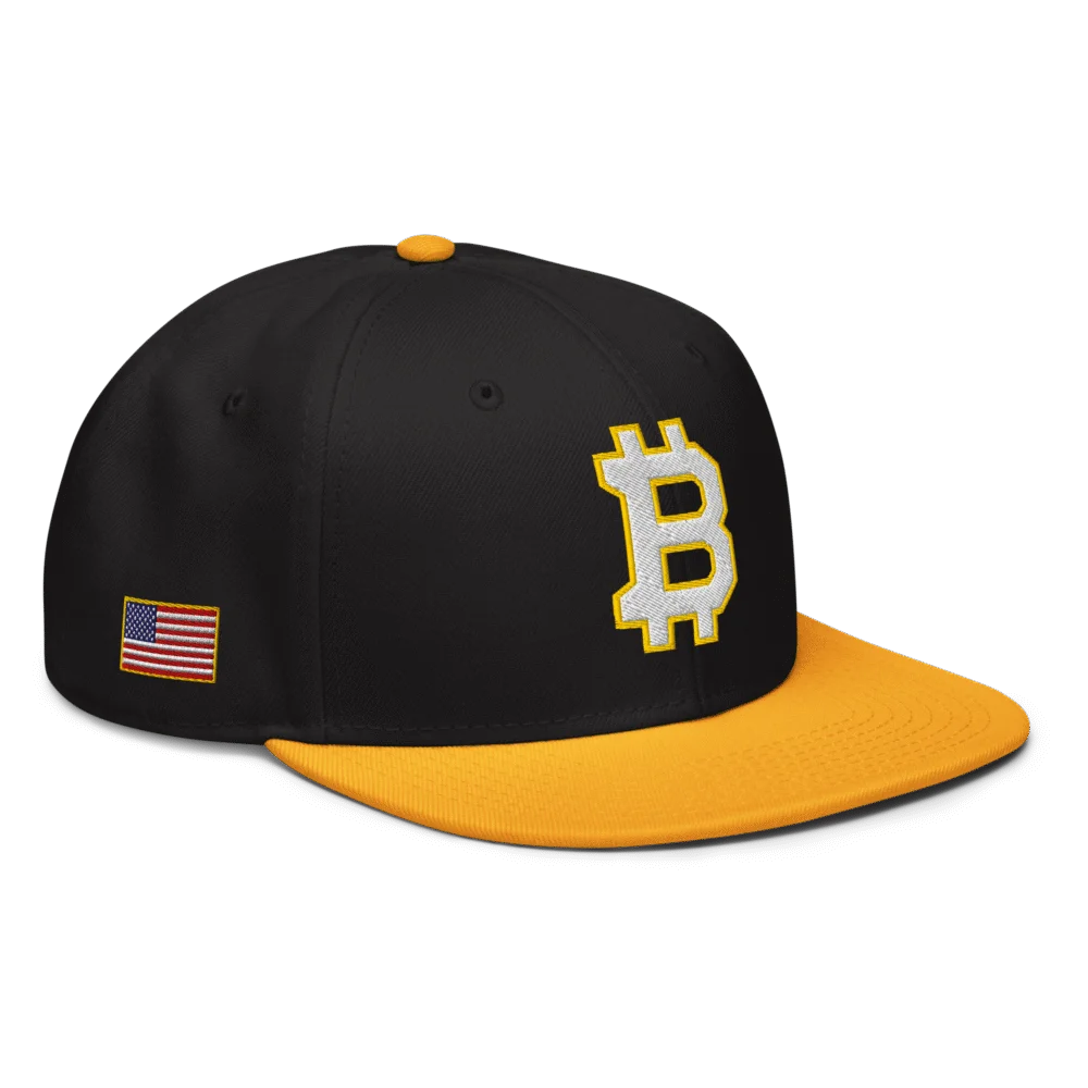 Bitcoin Sports Snapback Hat - Image 4
