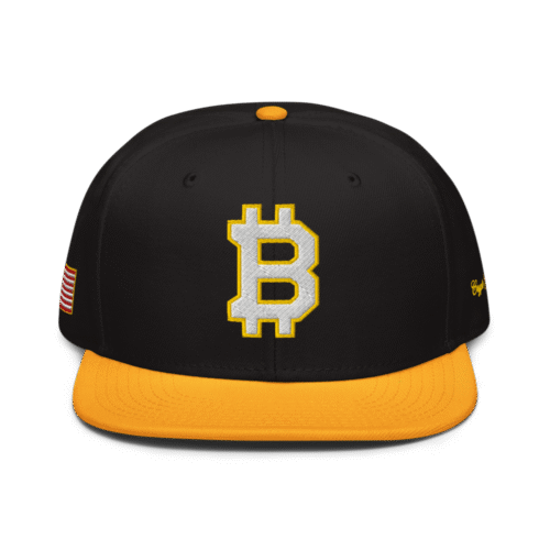 Bitcoin Sports Snapback Hat