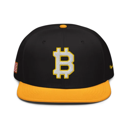 Bitcoin Sports Snapback Hat