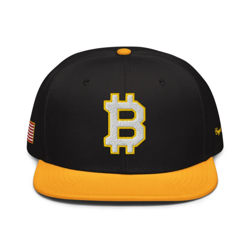 Bitcoin Sports Snapback Hat
