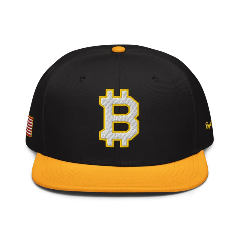 Bitcoin Sports Snapback Hat