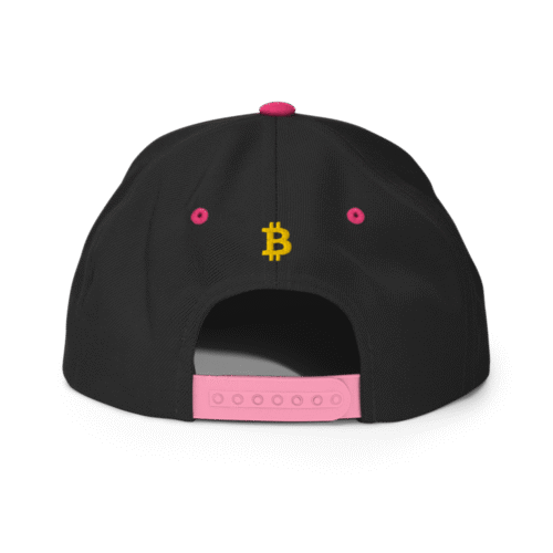 Bitcoin: World Champions Neon Pink Snapback Hat
