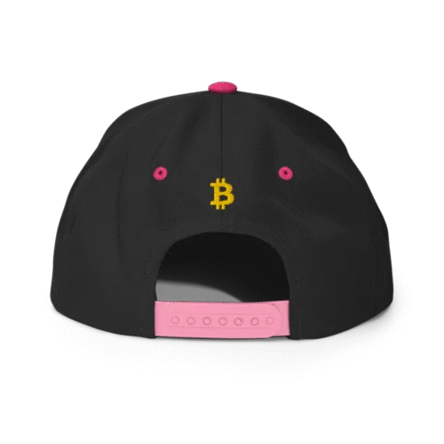 Bitcoin: World Champions Neon Pink Snapback Hat