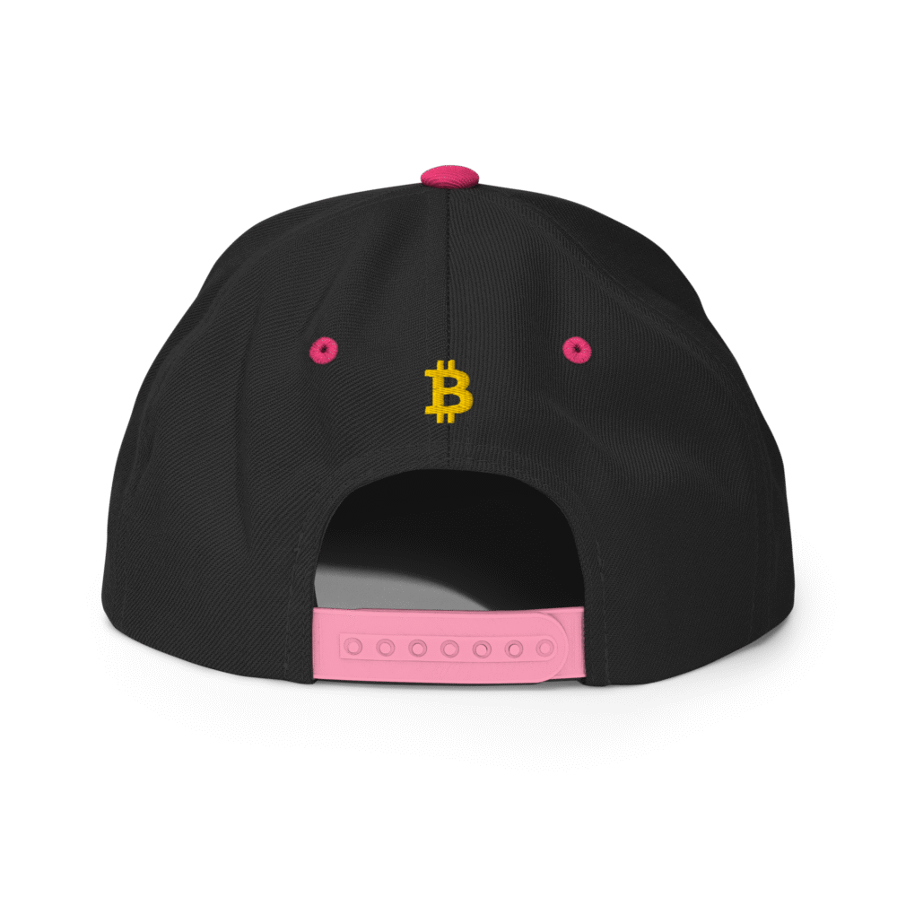 Bitcoin: World Champions Neon Pink Snapback Hat