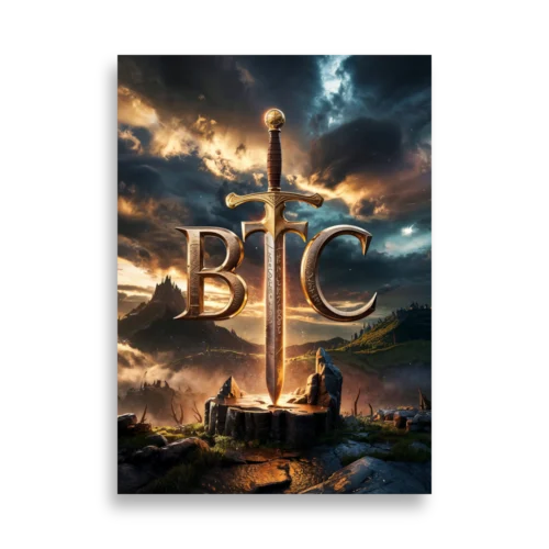 BTC Sword Poster