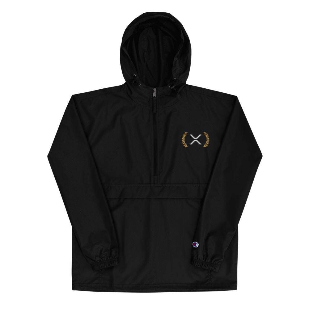 XRP: Laurel Leaves Embroidered Champion Packable Jacket - Image 5