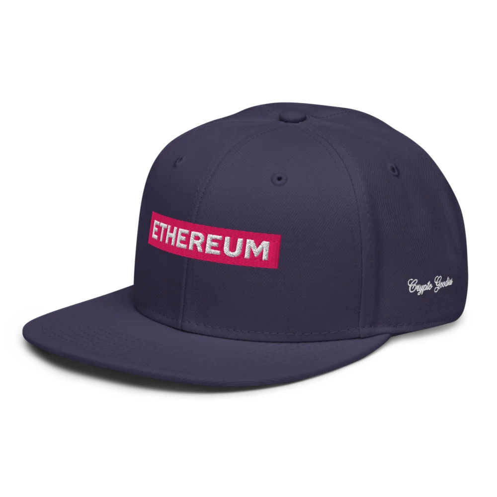 Ethereum Snapback Hat - Image 3