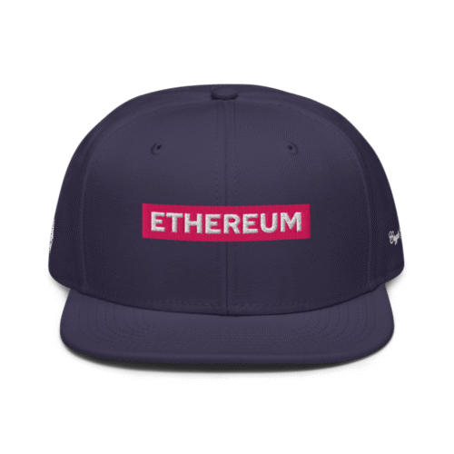 Ethereum Snapback Hat
