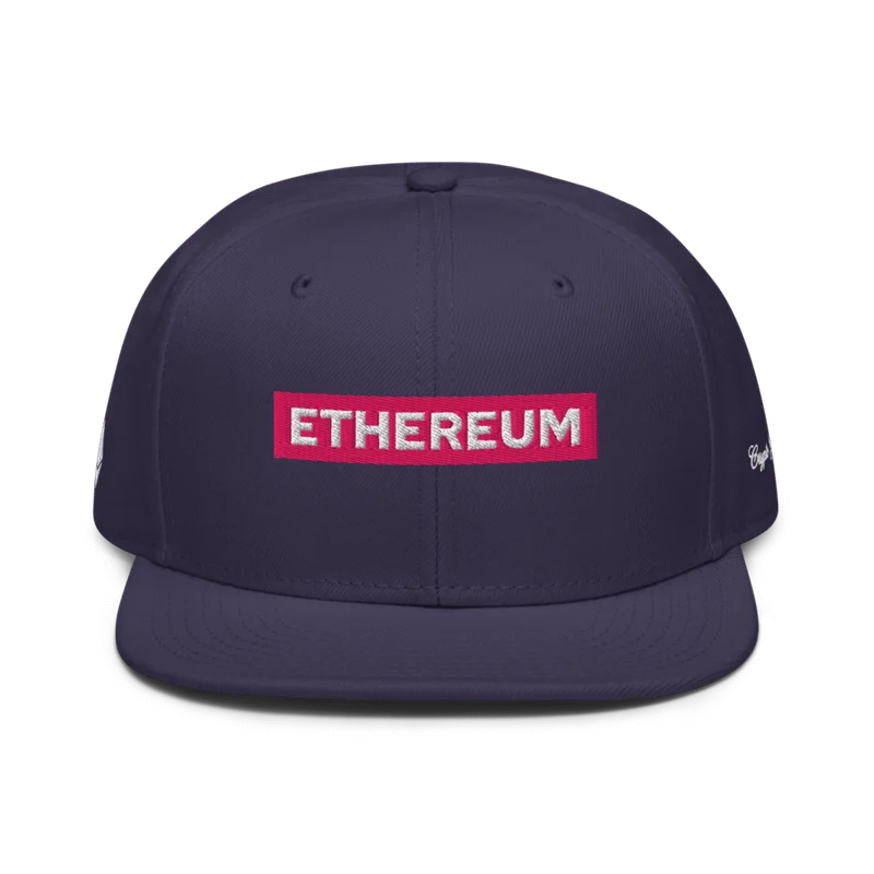 Ethereum Snapback Hat